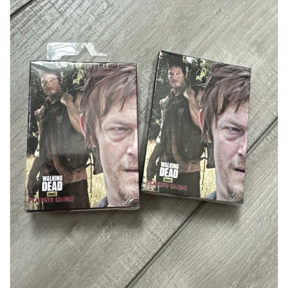 New - 2 Sealed AMC The Walking Dead - Playing Cards - Daryl Dixon